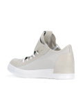 panel lace-up sneakers 