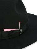 strap detail fedora hat