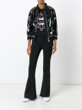 funnel neck bomber jacket
