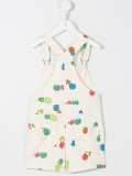 pineaple print dungarees 