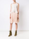 ruffled skirt