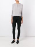 band collar shirt 