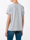 ruffled detail T-shirt