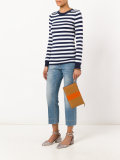 stonewashed cropped jeans