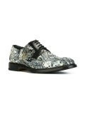 lava print derby shoes 