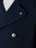 metallic button peacoat