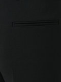 welt pockets flared trousers