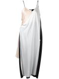 deconstructed slip dress