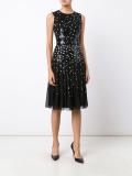 sequin dots detailing dress