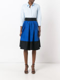 skirt panel shirt dress