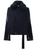 fur collar peacoat