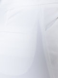 flared high-waisted trousers