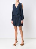 off shoulder v neck dress