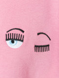 wink patch hoodie 