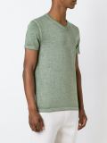 chest logo V-neck T-shirt