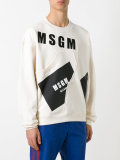 logo print sweatshirt