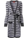 open midi cardigan