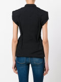 zip-detail blouse