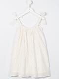 'Gold Dot Big Tie' dress