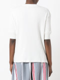 logo print ribbed sweatshirt