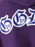 logo print hoodie