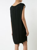 mesh sleeve T-shirt dress
