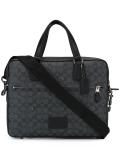 logo print shoulder bag 