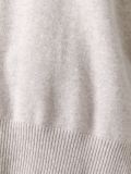 felted oversize v-neck sweater