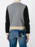 three-quarters sleeve bomber jacket
