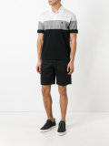 contrast polo shirt 