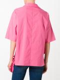 asymmetric ruffled shirt