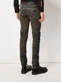 creased effect skinny jeans