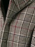 checked boxy jacket
