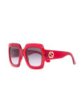 oversize square frame sunglasses