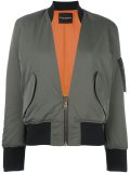 V-neck bomber