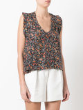 'Roya' floral-print top