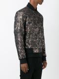 'Eye' baroque bomber jacket