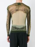 printed slim fit top
