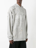 distressed hoodie
