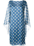 sheer shift dress
