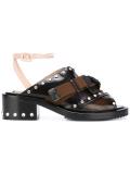 studded buckle sandals