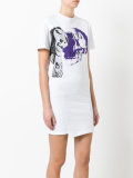 logo print T-shirt dress