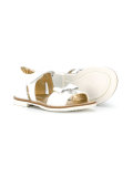 heart logo charm sandals