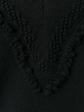 'Romantic' V-neck jumper