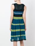 stripe knit dress