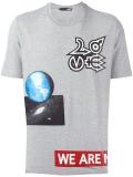 multi-print T-shirt