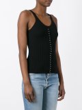 piercing detailed tank top