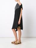 colour block jersey dress