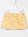 brocade pleated skirt