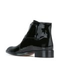 varnished ankle boots